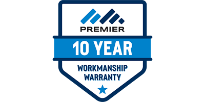 Premier Roofing Company 10 year workmanship warranty 